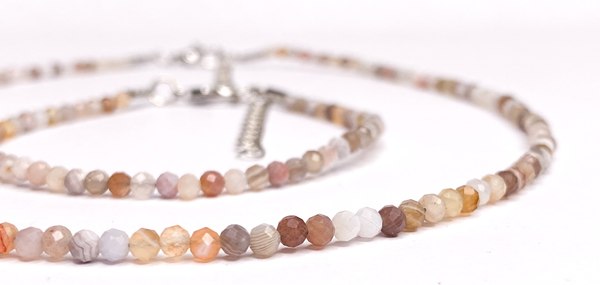 Кольцо Wolves Бразильский Агат Двойное 5860