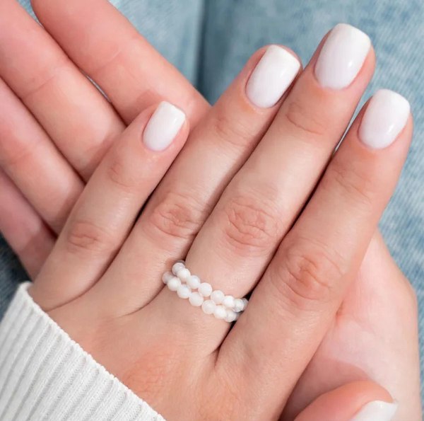 Кольцо Wolves Перламутр Двойное 6038 - фото