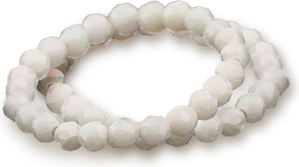 Кольцо Wolves Перламутр Двойное 6039