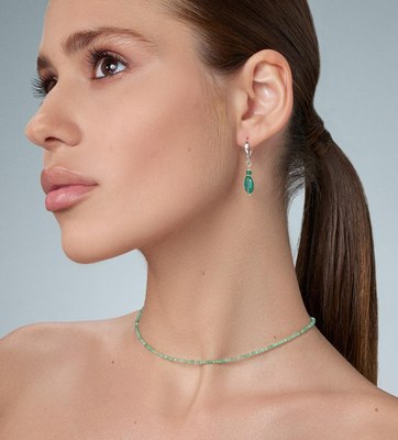 Бусы Wolves Изумруд 6461