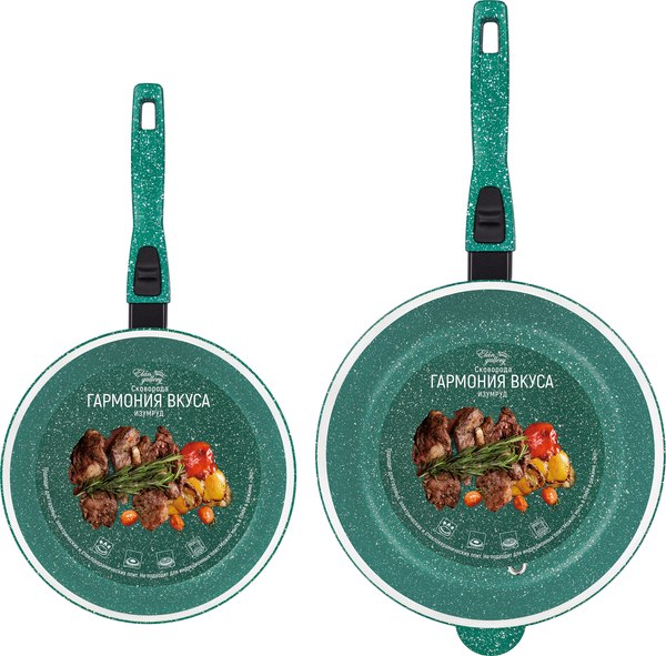 Набор сковородок Elan Gallery Гармония Вкуса / 120645+2