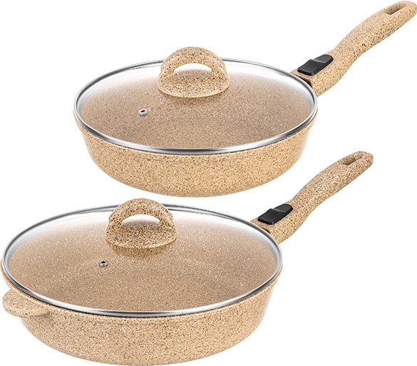 Набор сковородок Elan Gallery Гармония Вкуса / 121136+2 - фото