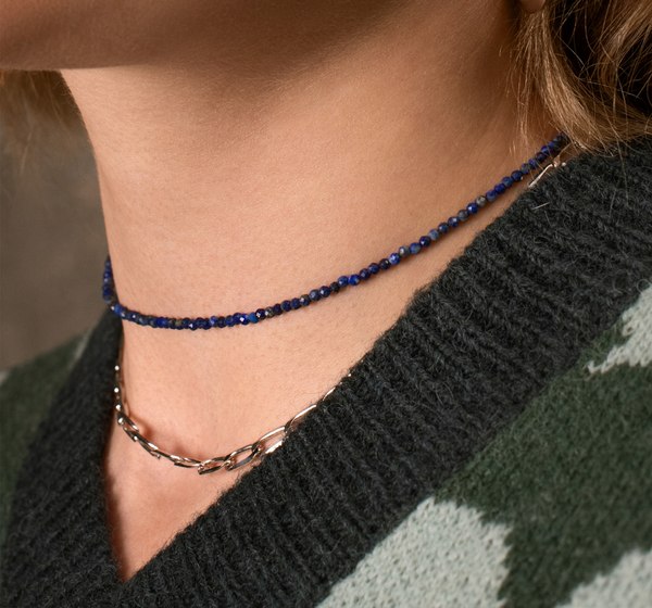 Бусы Wolves Лазурит 6291