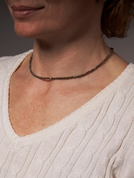 Бусы Wolves Пирит 6359