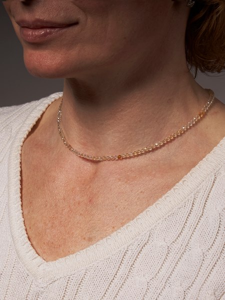 Бусы Wolves Цитрин 6189