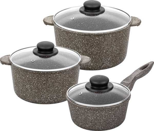 Набор кастрюль Elan Gallery Гармония Вкуса / 120433+3 - фото