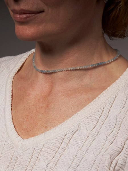 Бусы Wolves Аквамарин 6223