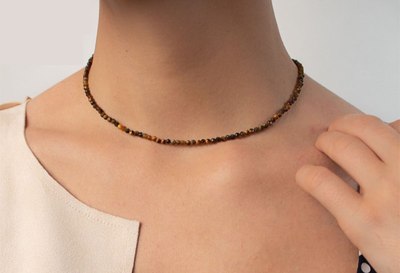 Бусы Wolves Тигровый глаз 5543