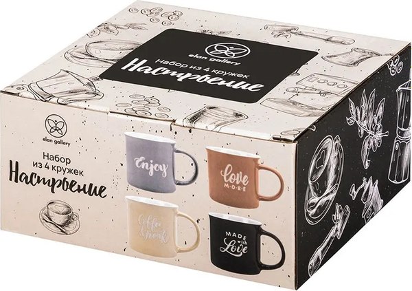 Набор кружек Elan Gallery Настроение / 230232
