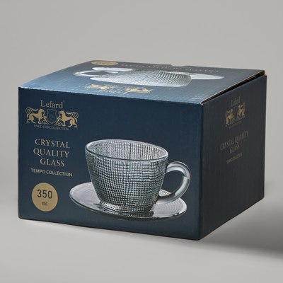 Чашка с блюдцем Lefard Tempo Grey 355-379