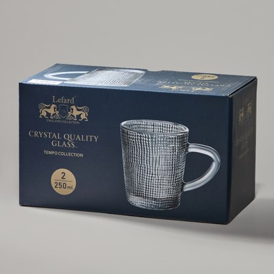 Набор кружек Lefard Tempo Grey 355-380