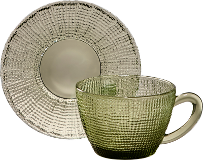 Чашка с блюдцем Lefard Tempo Green 355-386 - фото