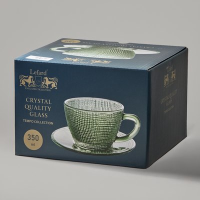 Чашка с блюдцем Lefard Tempo Green 355-386