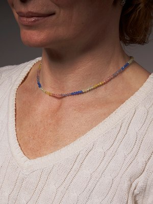 Бусы Wolves Кошачий глаз 6019 - фото