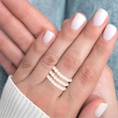 Кольцо Wolves Коралл Тройное 5972 - фото