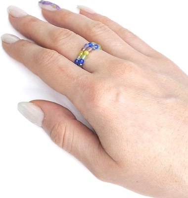 Кольцо Wolves Кошачий глаз Двойное 5999 - фото