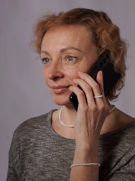 Кольцо Wolves Перламутр Тройное 6045