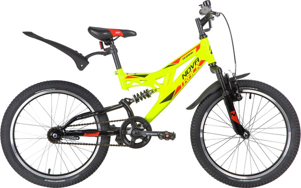 Детский велосипед Novatrack Shark 20SS1V.SHARK.GN20 - фото
