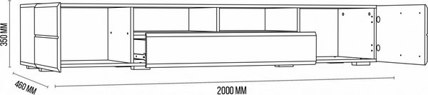 Тумба Woodville ТВ Иоги 2.0 602821