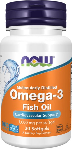 Жирные кислоты NOW Foods Omega-3 1000мг - фото