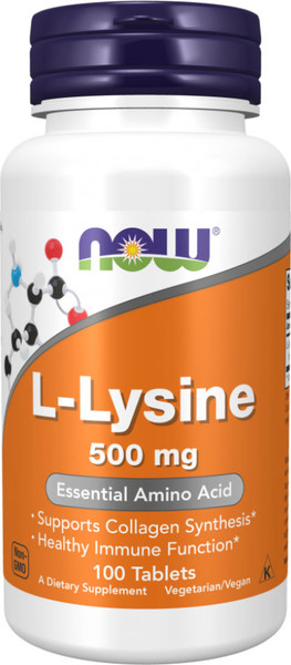 L-лизин NOW Foods Lysine 500мг - фото