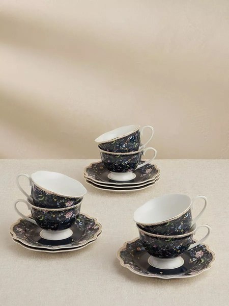 Набор для чая/кофе Arya Black Lotus / 8680943246462