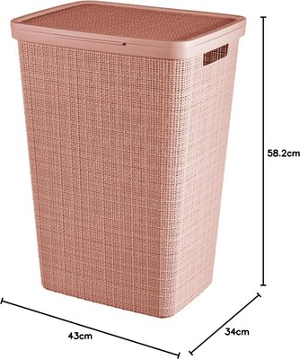 Корзина для белья Curver Jute laundry hamper 255198