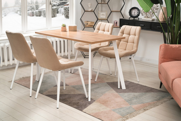 Обеденный стол Woodville Тринити Лофт 120 25 мм / 489654