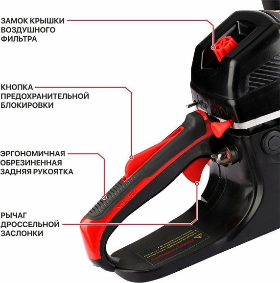 Бензопила цепная P.I.T GCS45-C6