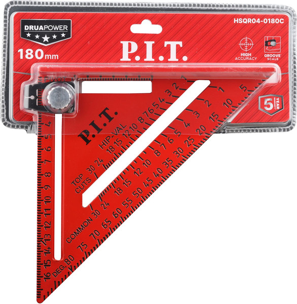 Угольник P.I.T Drua / HSQR04-0180C