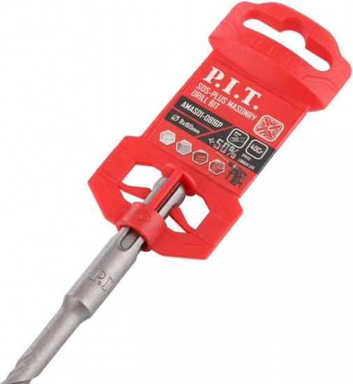 Бур P.I.T SDS-Plus 4Power 8x160мм / AMAS01-0816P