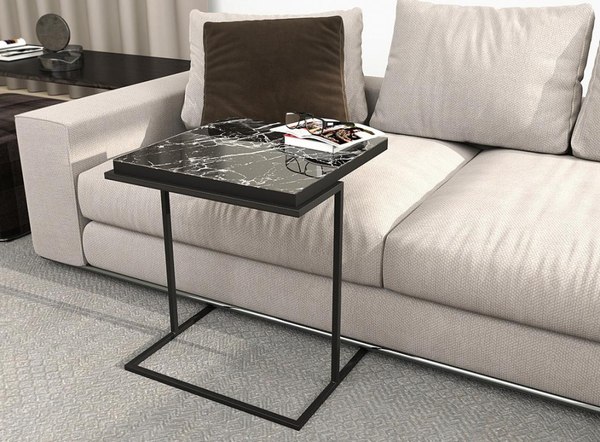 Приставной столик Woodville Сноу / 462076