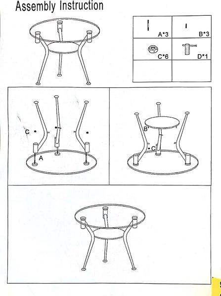 Журнальный столик Woodville Round / 11812