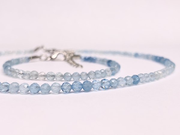 Кольцо Wolves Аквамарин Двойное 6205