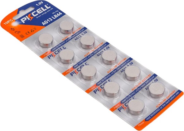 Комплект батареек Pkcell LR44 / AG13-10B