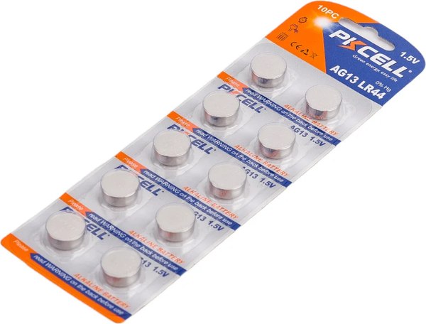 Комплект батареек Pkcell LR44 / AG13-10B
