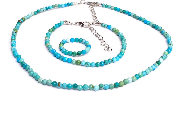 Кольцо Wolves Бирюза Тройное 6244