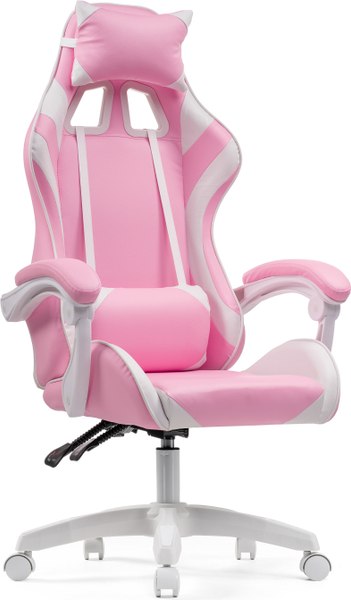 Кресло офисное Woodville Rodas / 15246 (pink/white) - фото