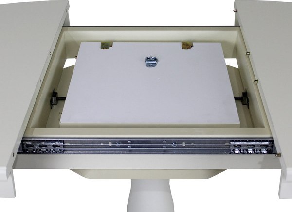 Обеденный стол Виста Бари 75x100/135 слоновая кость ВС/492