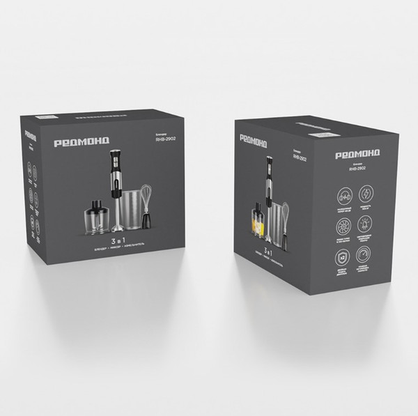 Блендер погружной Redmond RHB-2902 (черный)