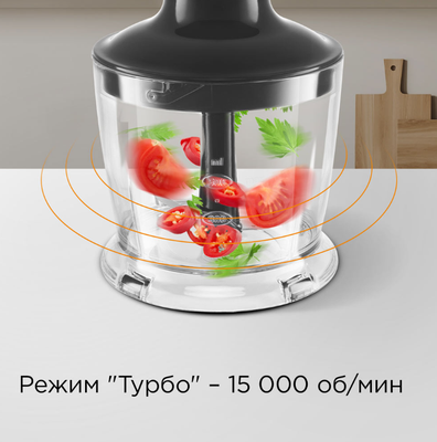 Блендер погружной Redmond BH421 (серый)