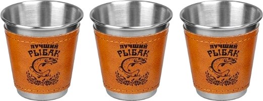 Набор стопок походных Helios Лучший рыбак / HS-NS-A19-60 - фото