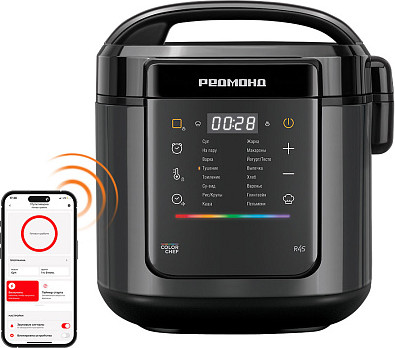 Мультиварка Redmond MC125S (черный) - фото