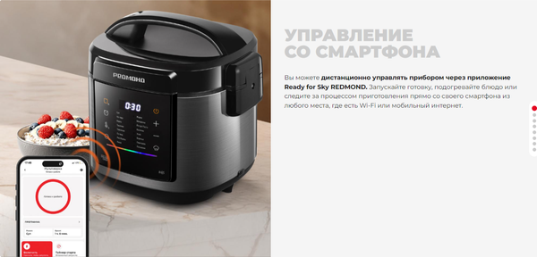 Мультиварка Redmond MC125S (черный)