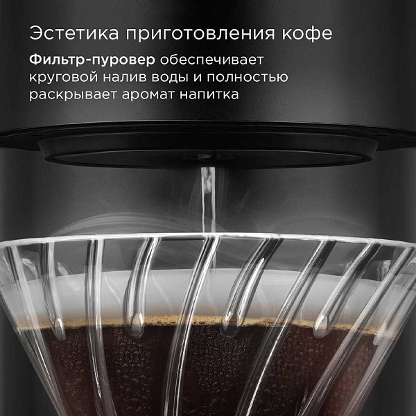 Капельная кофеварка Redmond CM718 (черный)