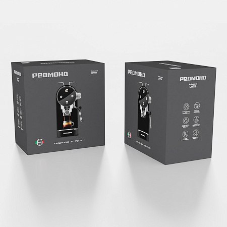 Кофеварка эспрессо Redmond CM719 (черный)