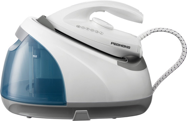 Утюг с парогенератором Redmond SS1624 (белый/голубой) - фото