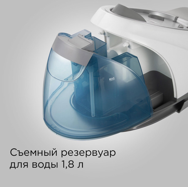 Утюг с парогенератором Redmond SS1624 (белый/голубой)