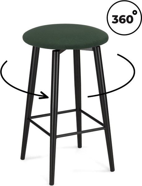 Стул барный Woodville Гангток крутящийся / 578585