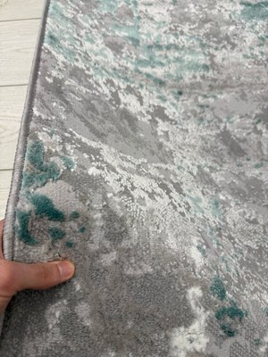 Коврик Radjab Carpet Афина Прямоугольник 0900A / 13215RK (2.4x3.4, Grey/D.green)